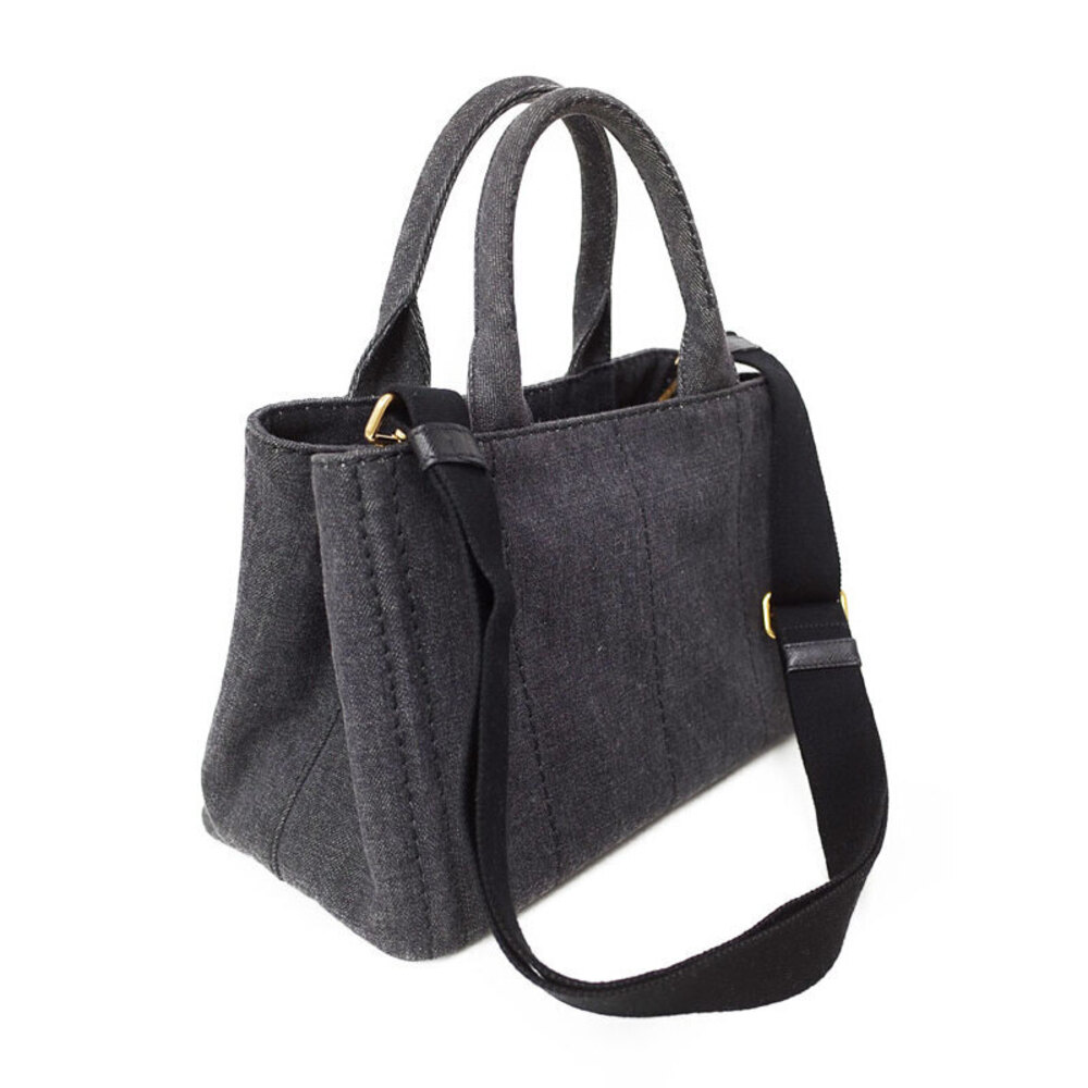 Prada Handbag Canapa Denim